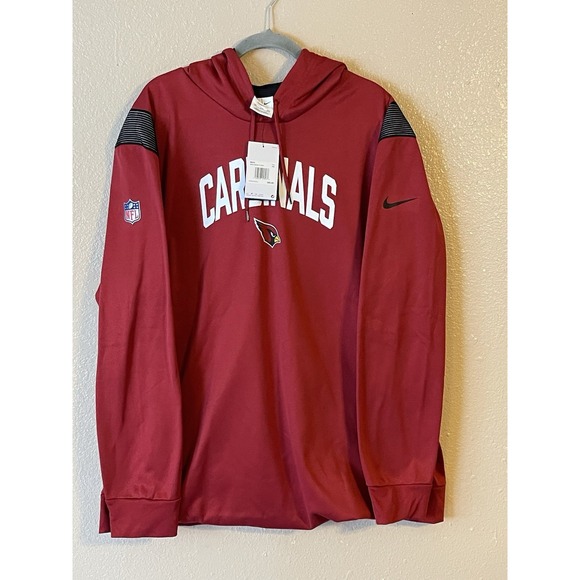 Men's 3XL‎ NWT Arizona Cardinals Nike Sideline Athletic Stack Performance Hoodie